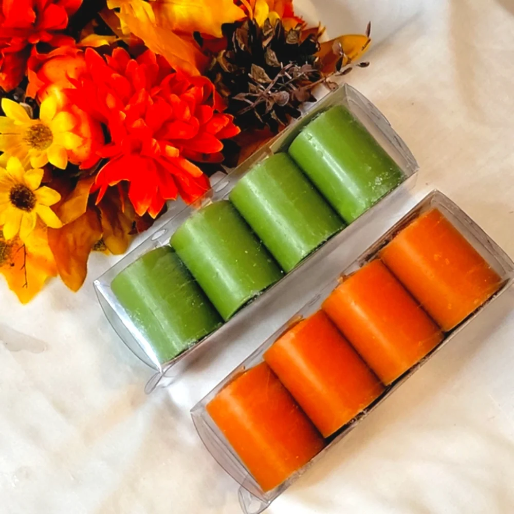 🍁🍂NEW 8 Luminessence Fall Harvest Votive Candles 🍁🍂